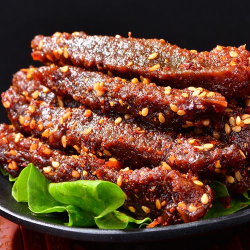 好牛麻辣牛肉干500g袋装 四川成都特产1斤麻辣小吃零食牛肉熟食
